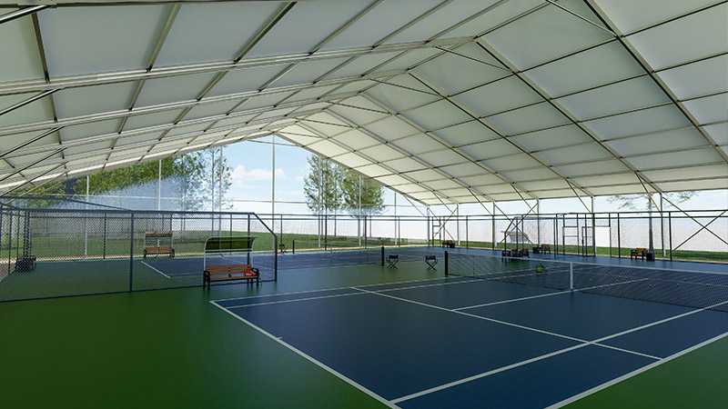 25×45m Indoor Badminton Sports Marquee