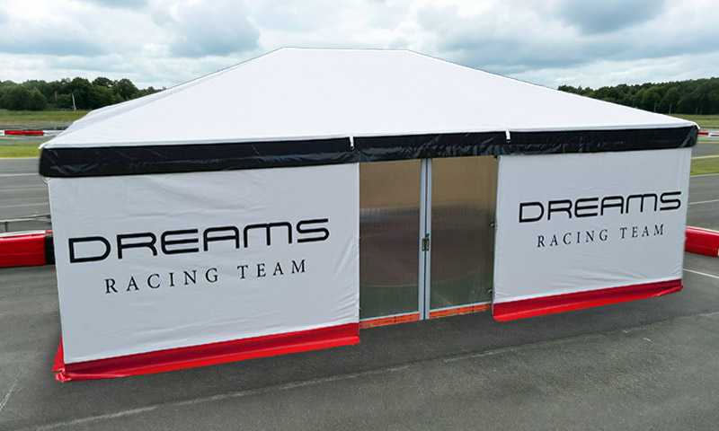 Polygon Racing Sports Event Tent