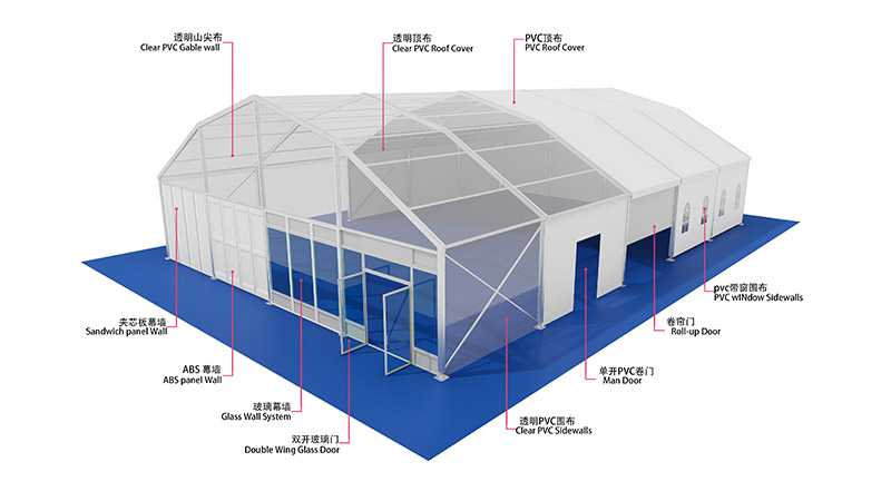 Polygon Aluminum Alloy Warehouse Tent