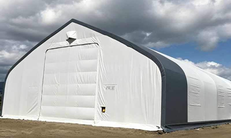 21.34m×42.7m Curve Truss Warehouse Tent 