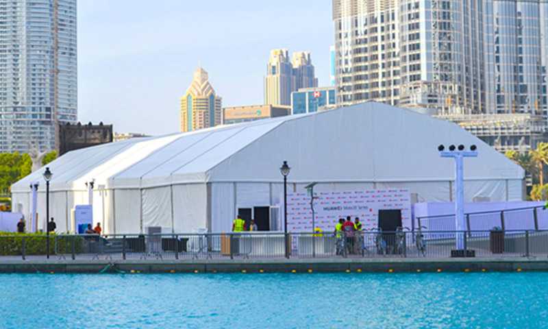 20×40m Polygon Aluminum Alloy Warehouse Tent 