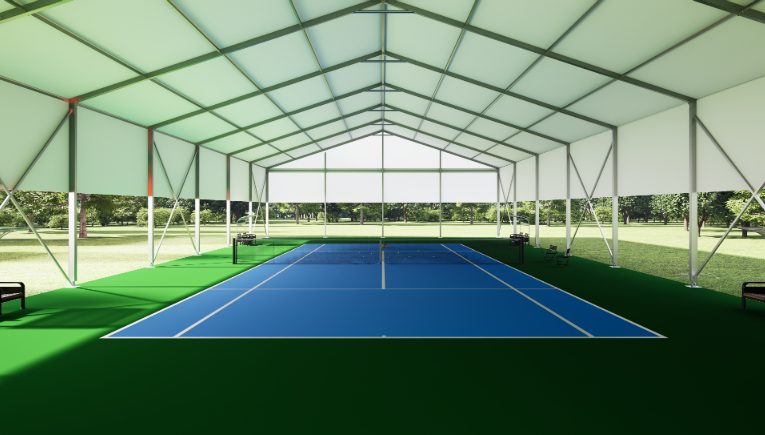 Sports Court Tent Guide: PVC, Large Span, Aluminum Frame
