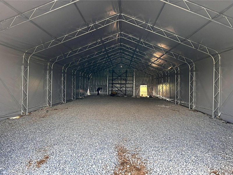 Heavy-Duty Industrial Warehouse Tent with PVC Cover