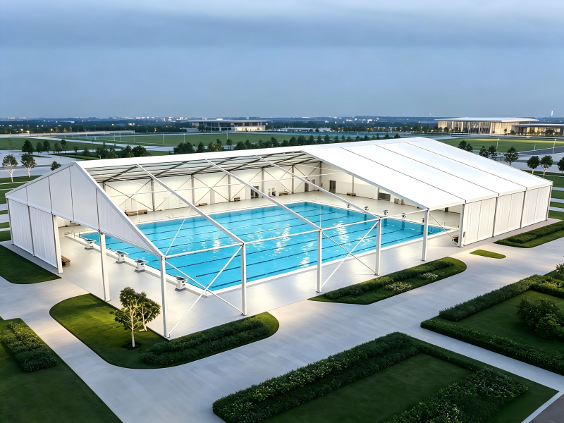 20×30m Clear Span A-Frame Tents for Swimming Pool