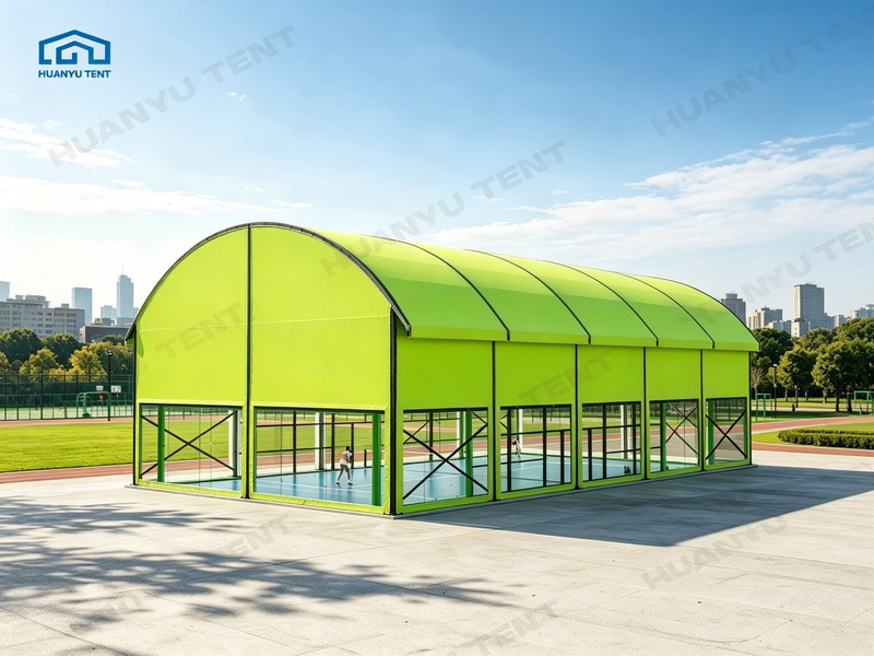 12x22x6m Round Dome Padel Court Tent | Outdoor Sports Padel Tent
