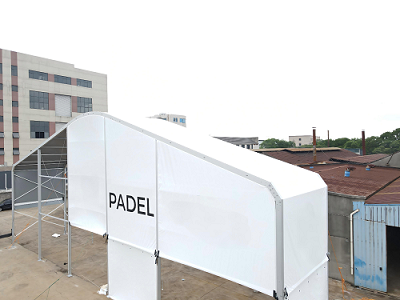 27m × 42m Prefabricated Sports Marquee for Portugal: A Custom Sports Court Tent Project Case