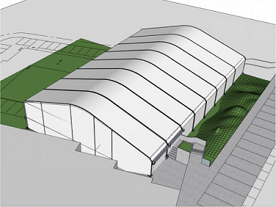 27m × 42m Prefabricated Sports Marquee for Portugal: A Custom Sports Court Tent Project Case